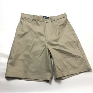 Blue Generation Chino Shorts Mens 32 Flat Front